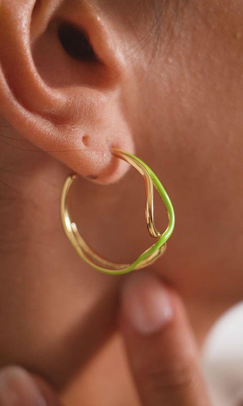Paul Valentine Wave Rush Enamel Hoops Große Rabatte