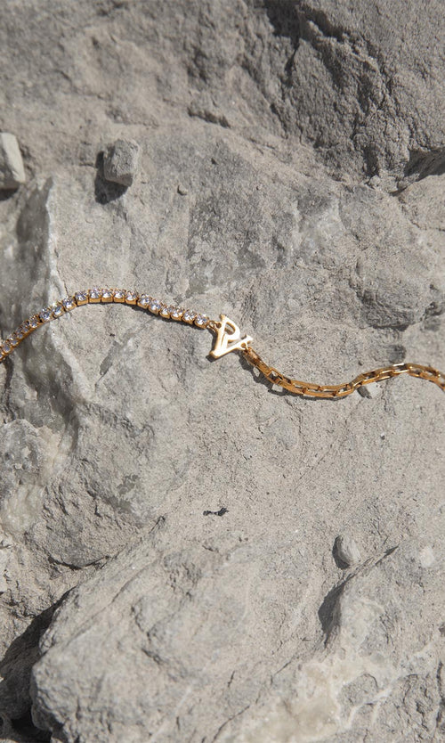 Paul Valentine PV Tennis & Chain Necklace Wochenangebot