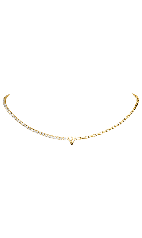 Paul Valentine PV Tennis & Chain Necklace Wochenangebot