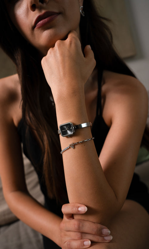Paul Valentine Ethereal Watch Silver Hotsell