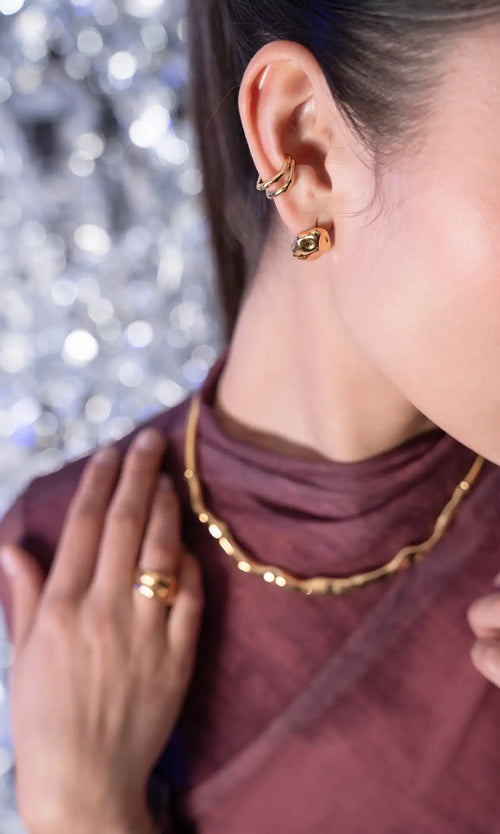 Paul Valentine Molten Ear Cuff Sonderangebot