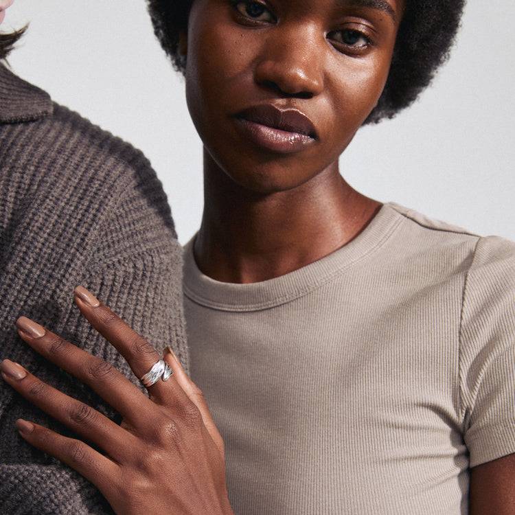 Pilgrim ELISSA recycelter Ring versilbert im Angebot