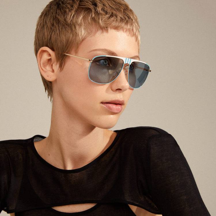 Pilgrim YANARA Sonnenbrille Blau/Gold Günstig kaufen