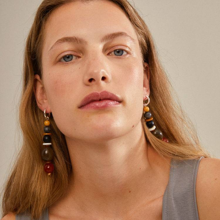 Pilgrim NAILA Ohrringe mehrfarbig/versilbert Online Shopping