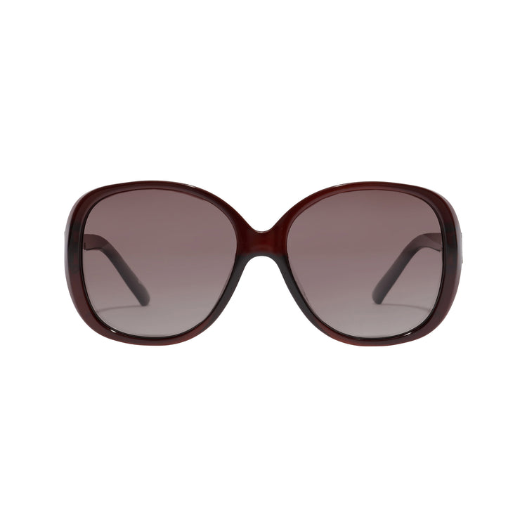 Pilgrim PARKER Oversized-Retro-Sonnenbrille, Braun Kostenlose Rückgabe