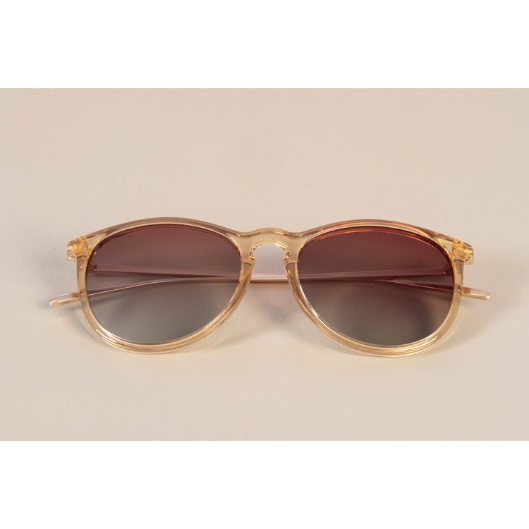 Pilgrim VANILLE Sonnenbrille Hellbraun/Gold Neueste Stile