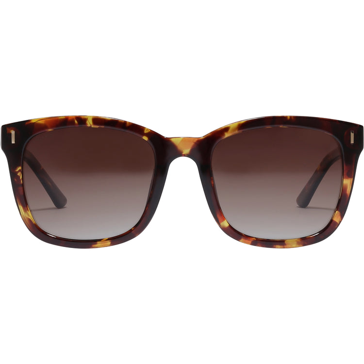 Pilgrim KATYA Recycelte Sonnenbrille Schildpatt-Braun/Gold Sonderangebot der Fabrik