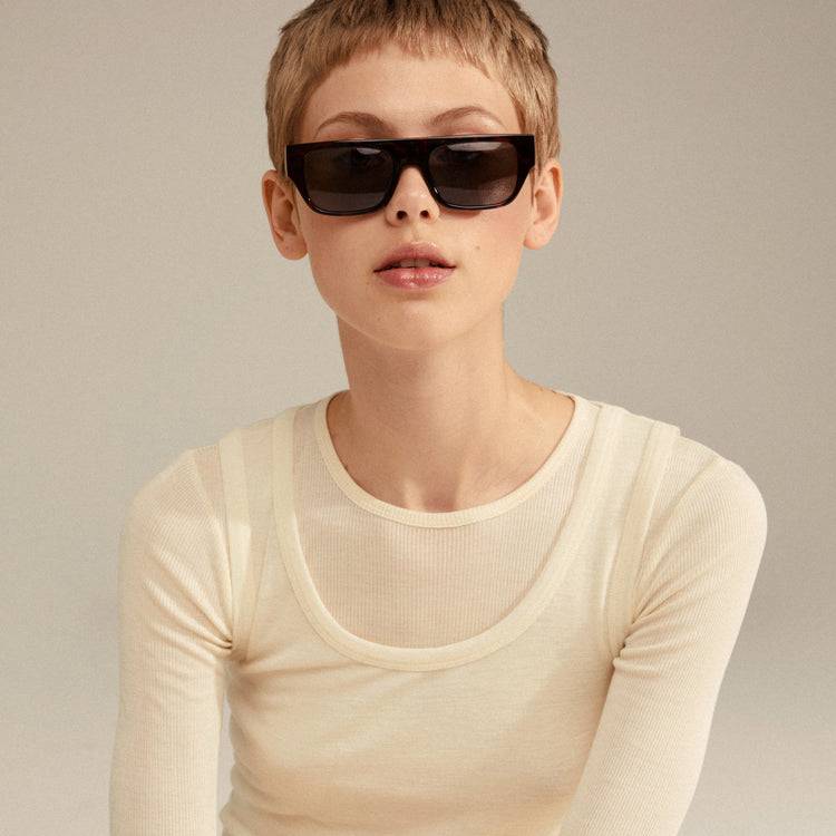 Pilgrim ENIEL Recycelte Sonnenbrille Schildpatt-Braun/Gold Bis zu 55% Rabatt
