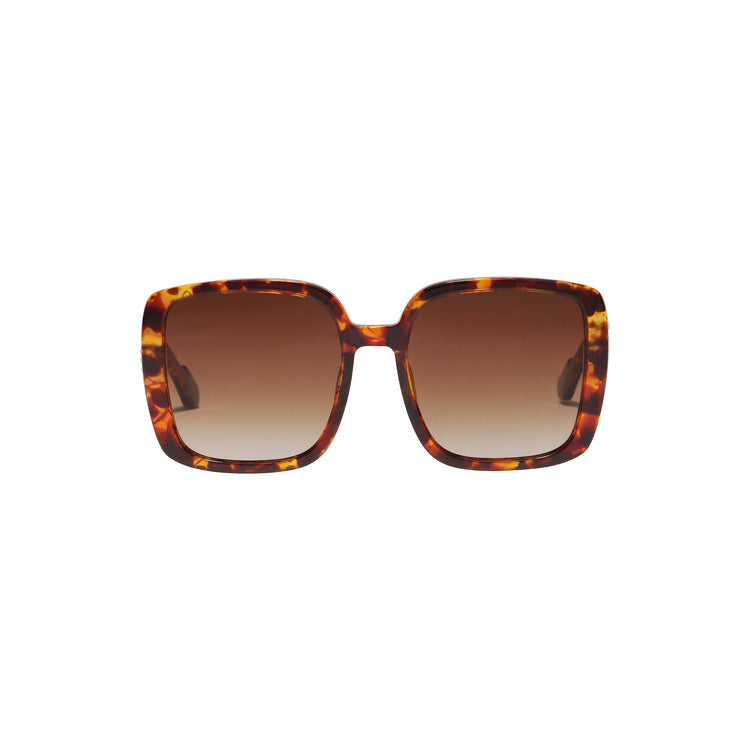 Pilgrim ALIET Sonnenbrille Schildpatt-Braun/Gold Super Rabatt