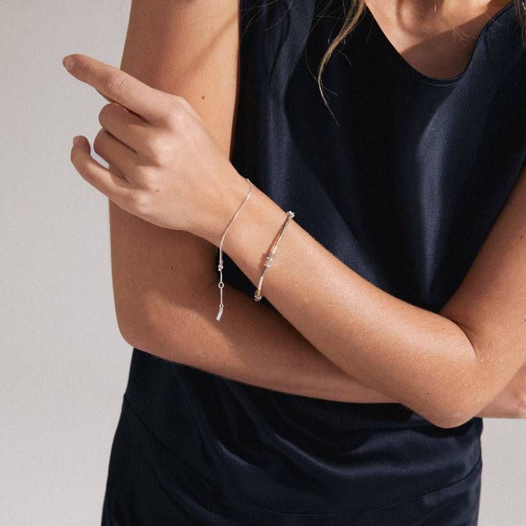 Pilgrim PIXIE Geschenkset, Armband 2-in-1-Set, versilbert Online