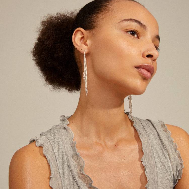 Pilgrim ADELAIDE Kristallohrringe versilbert Flash Sale