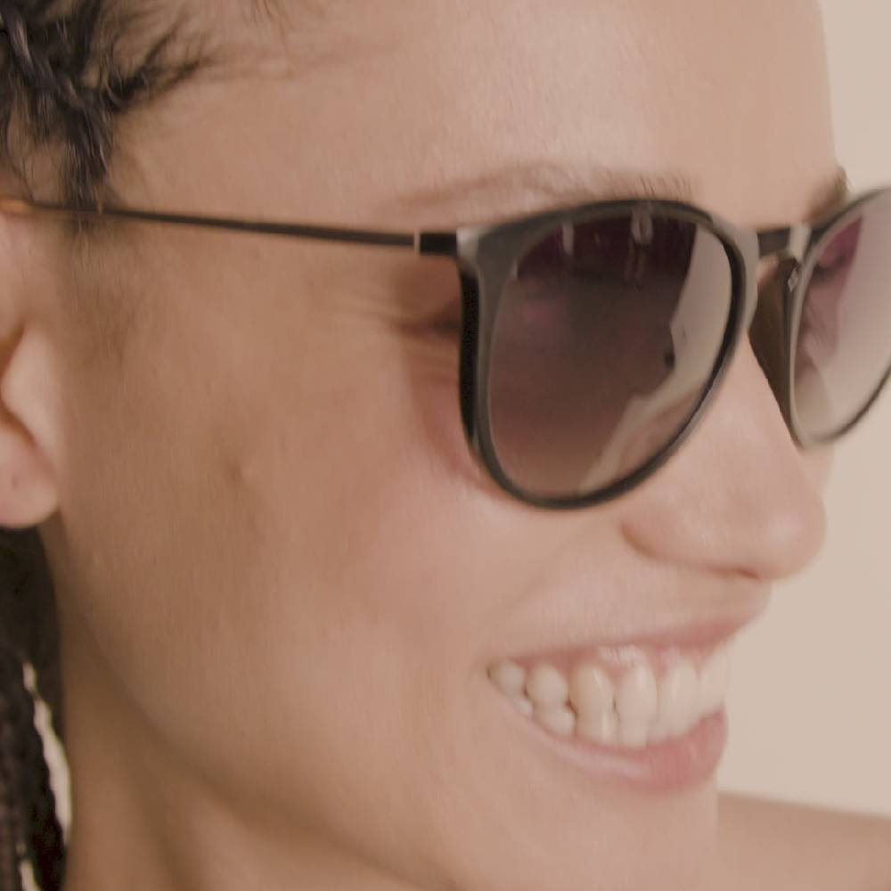 Pilgrim VANILLE Sonnenbrille Schwarz/Gold Jubiläumsangebot