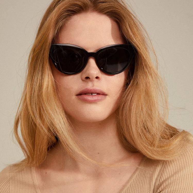 Pilgrim RAISA Recycelte Sonnenbrille Schwarz Bestseller