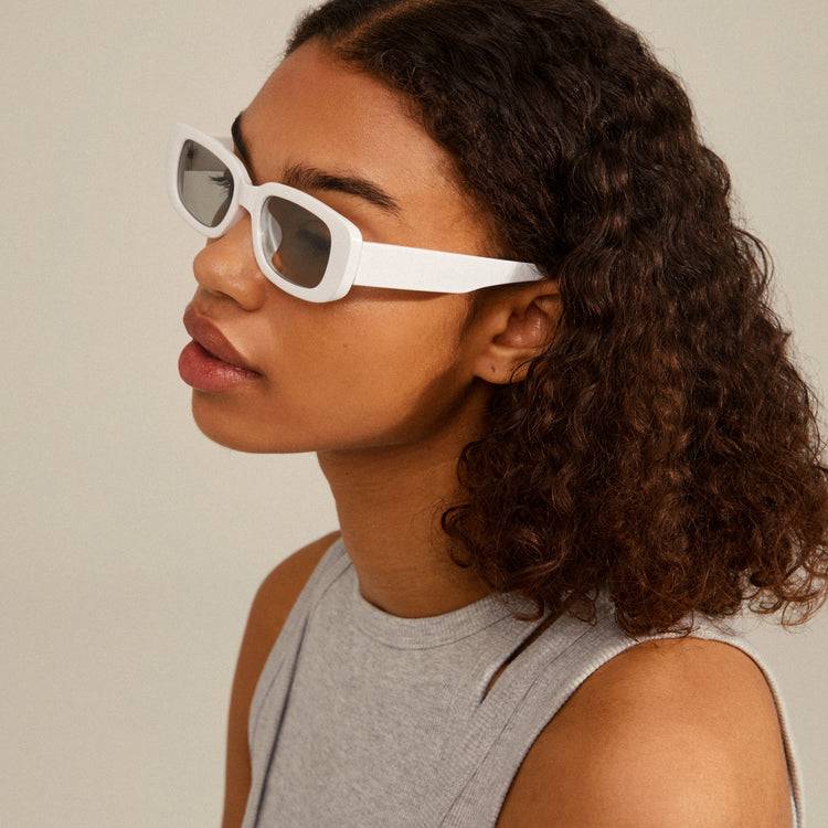 Pilgrim YANSEL Recycelte Sonnenbrille Weiß VIP-Rabatte