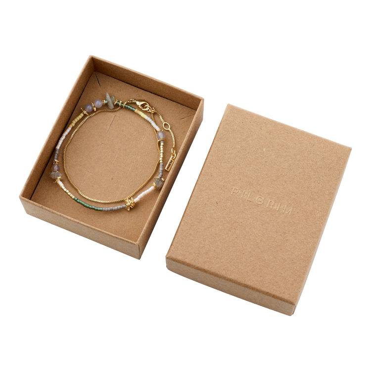 Pilgrim PIXIE Geschenkset, Armband 2-in-1-Set, vergoldet Wochenangebot
