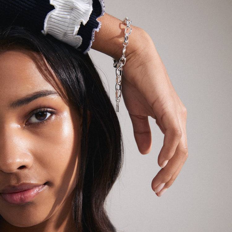 Pilgrim CHARM recyceltes Armband versilbert JETZT KAUFEN