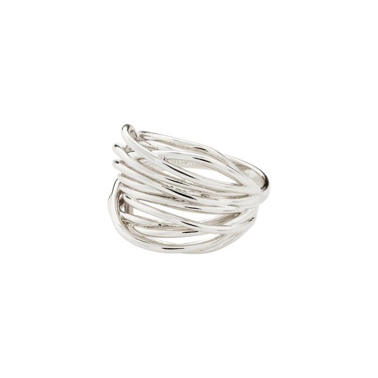 Pilgrim PAMELA recycelter Ring versilbert Bis zu 55% Rabatt