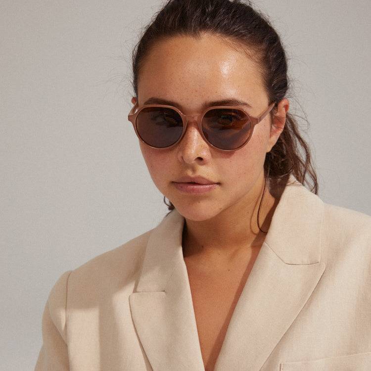 Pilgrim TRIANA recycelte Sonnenbrille hellbraun Sonderangebot