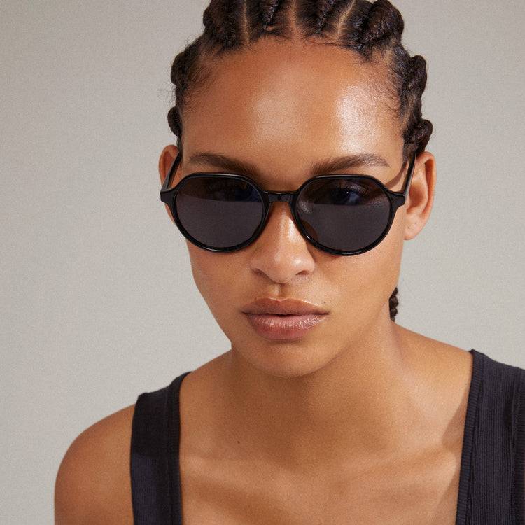 Pilgrim TRIANA recycelte Sonnenbrille schwarz Preisnachlass