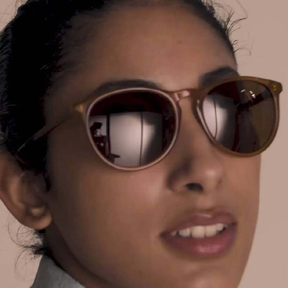 Pilgrim SAHARA Acetat Sonnenbrille hellbraun Vatertagsangebot