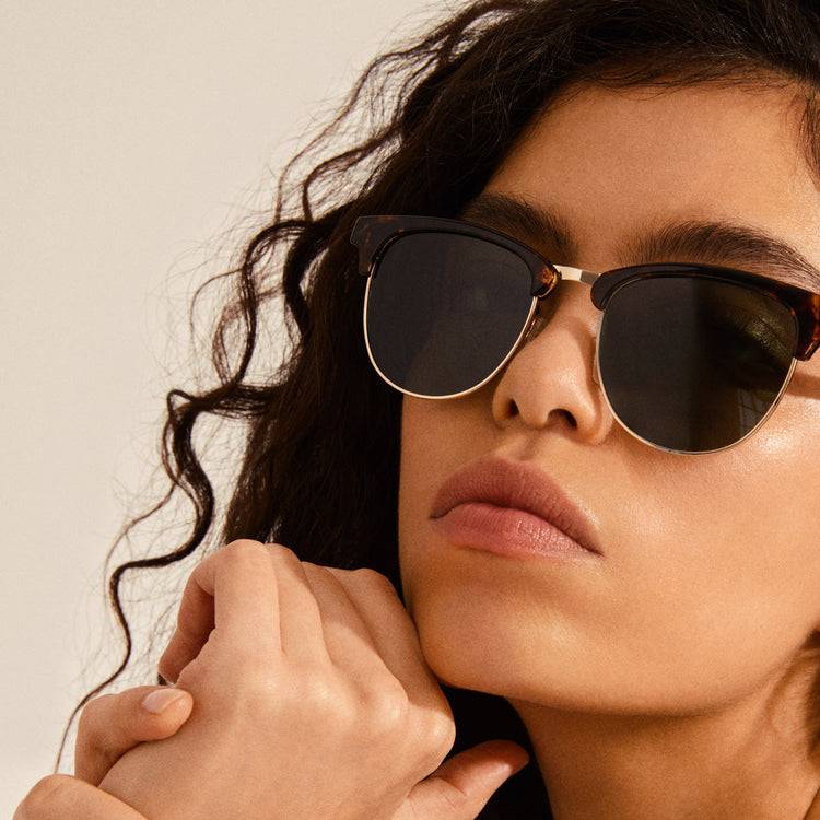 Pilgrim CHARLIE Sonnenbrille Schildpatt braun/Gold Valentinstagsangebot