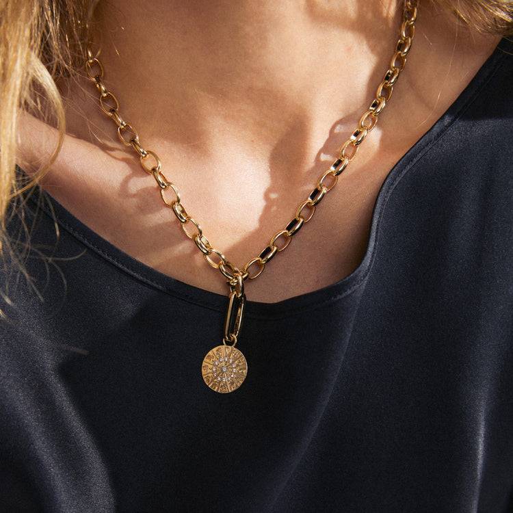 Pilgrim CHARM recycelter Horoskop-Anhänger, vergoldet Blitzangebot
