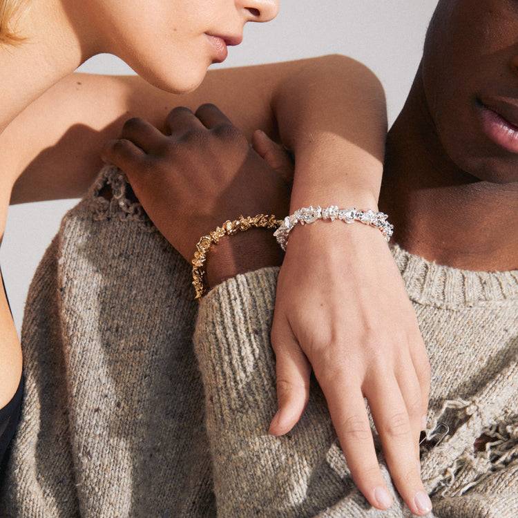 Pilgrim ACT recyceltes Armband versilbert Riesige Ersparnisse