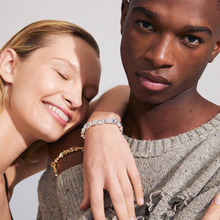 Pilgrim ACT recyceltes Armband vergoldet Neueste Stile