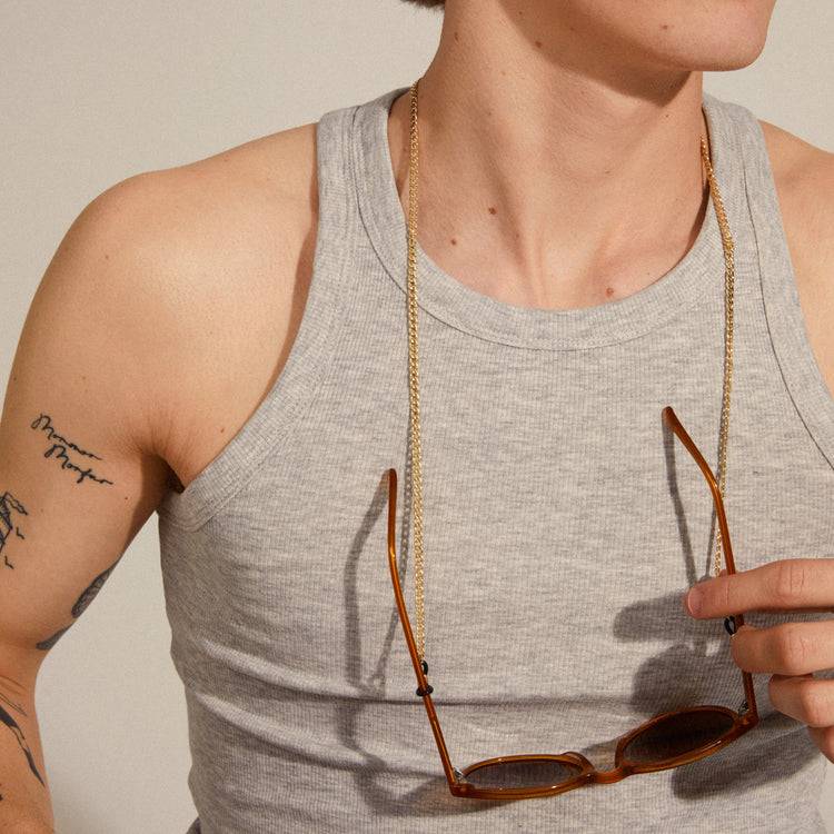 Pilgrim AJA Panzerkette für Sonnenbrille vergoldet Zeitbegrenzte Promotion