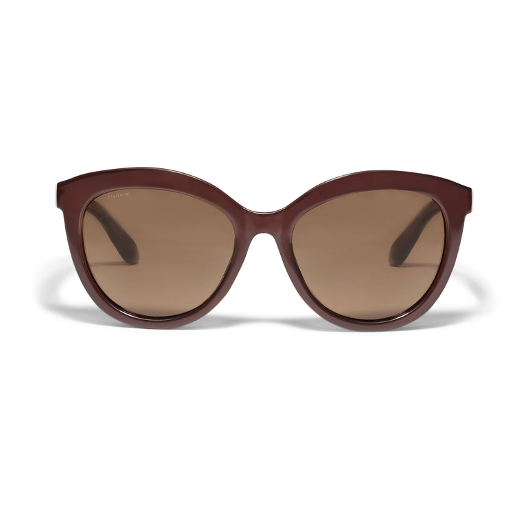 Pilgrim MARLENE recycelte Cat-Eye-Sonnenbrille braun Bis zu 60% Rabatt
