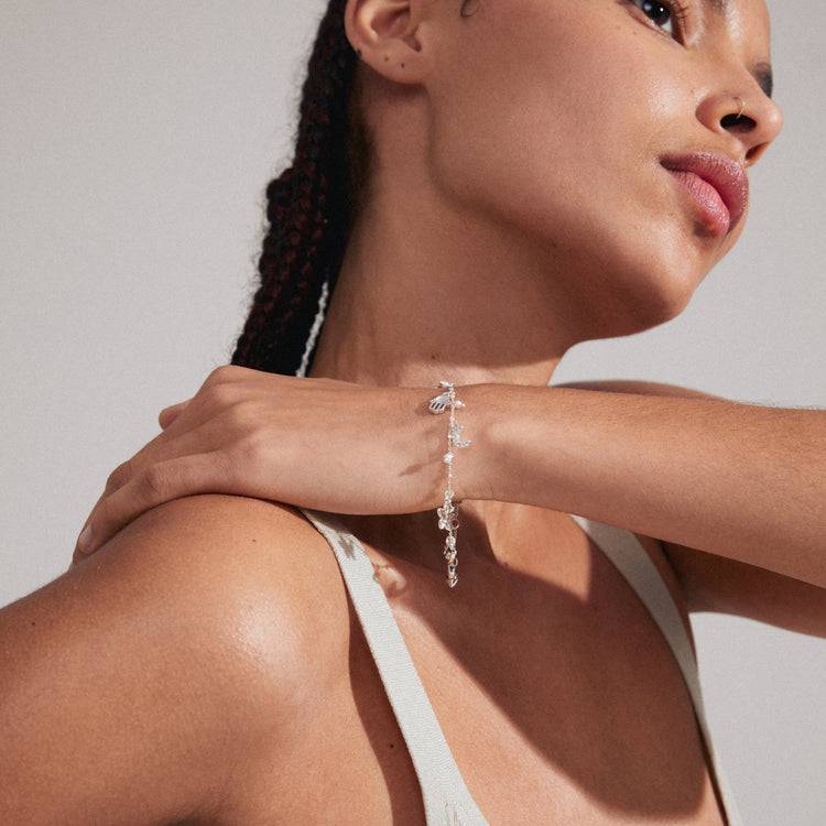 Pilgrim PRUCENCE recyceltes Armband versilbert Outlet