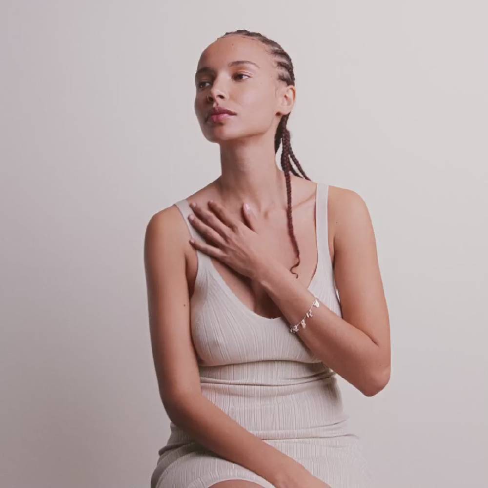 Pilgrim PRUCENCE recyceltes Armband versilbert Outlet