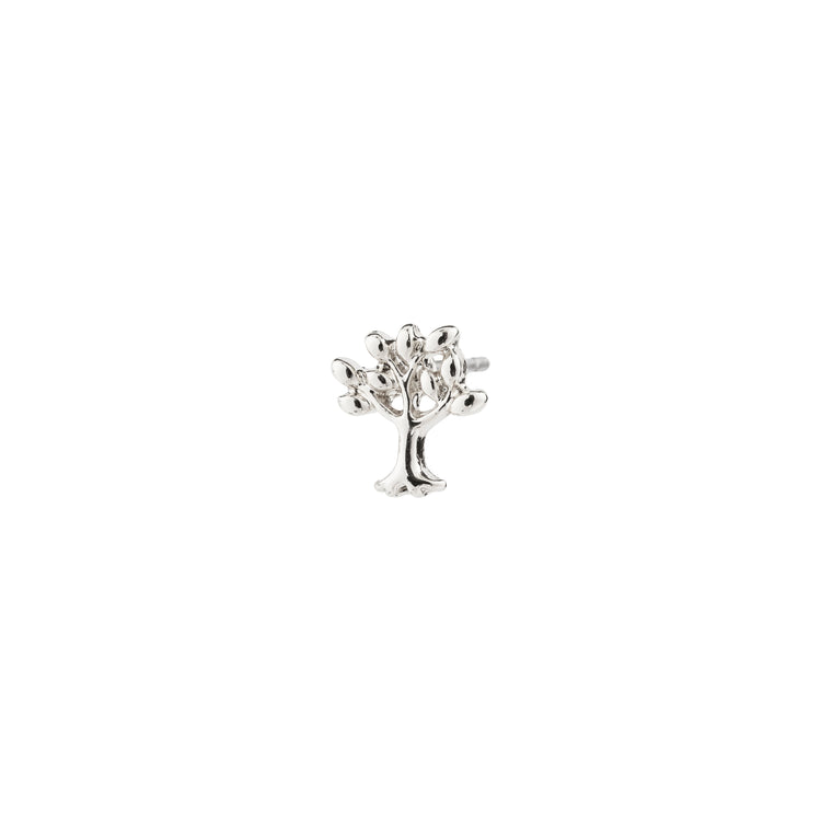 Pilgrim PHYLLIS recycelter, einzelner Ohrring versilbert Black Friday Preise