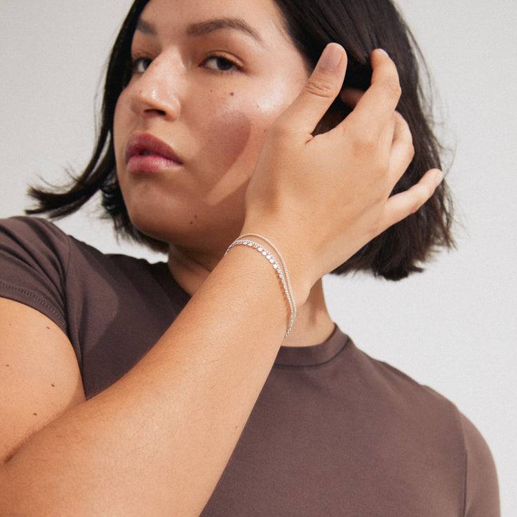 Pilgrim BLOOM recyceltes Armband versilbert Riesige Ersparnisse