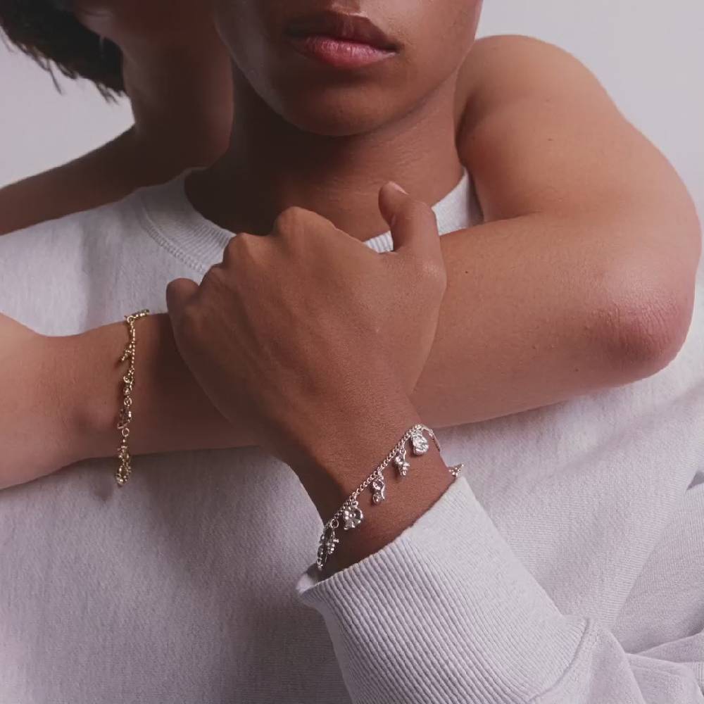 Pilgrim SEA recyceltes Armband, versilbert Super Sparpreis