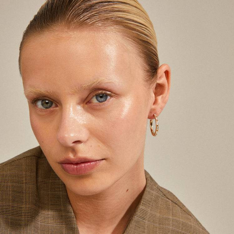 Pilgrim RUE recycelte Hoops vergoldet Großer Ausverkauf