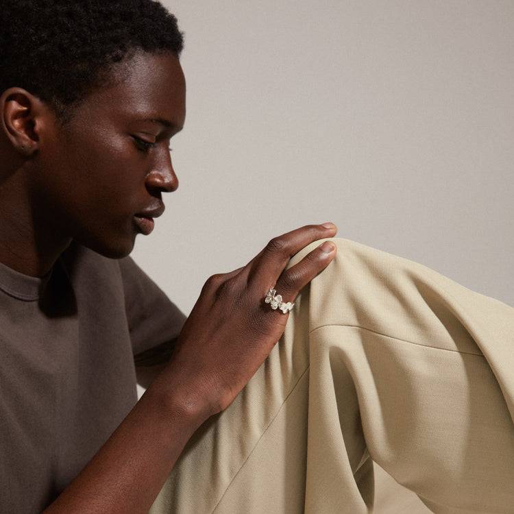 Pilgrim ECHO recycelter Ring versilbert Black Friday