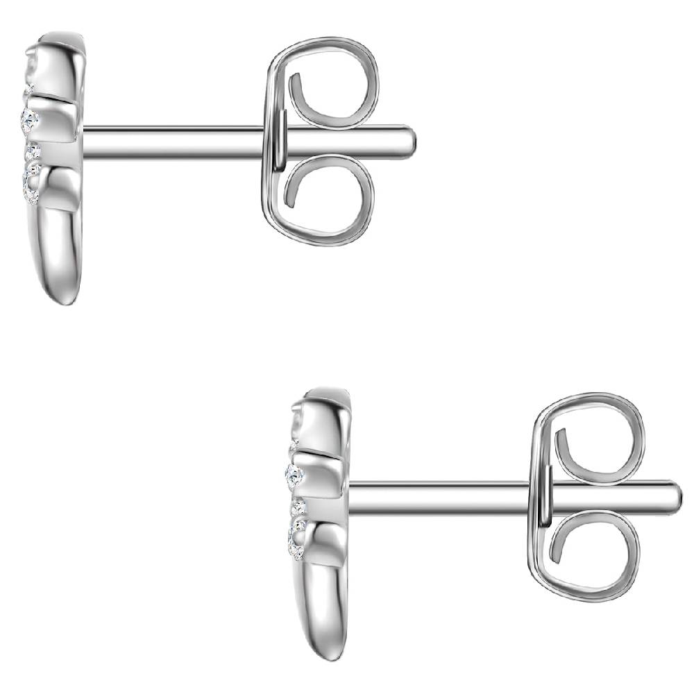 ﻿Rafaela Donata Ohrstecker Sterling Silber Zirkonia weiß Bis zu 55% Rabatt