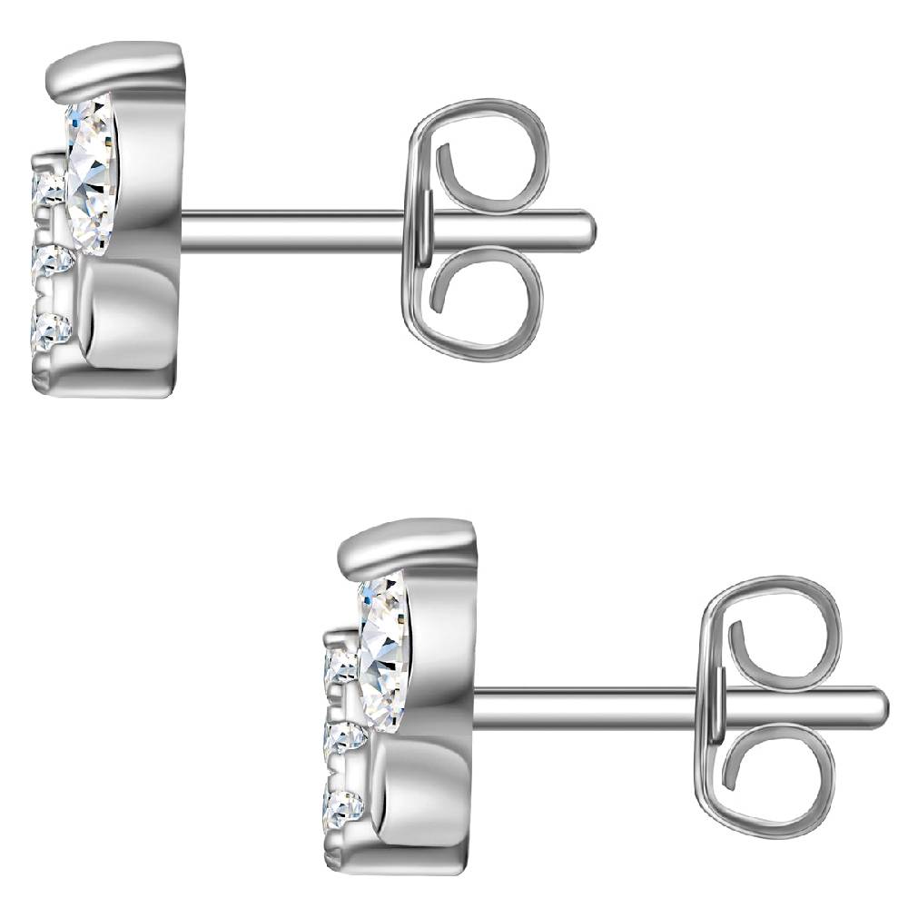 Rafaela Donata Ohrstecker Sterling Silber Zirkonia weiß Auslauf