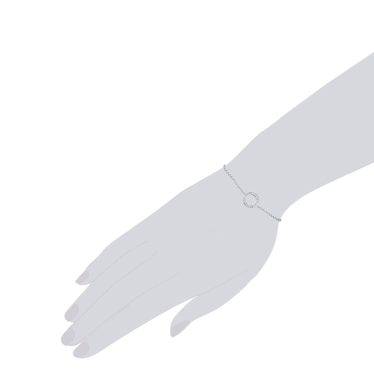 Rafaela Donata Armband Sterling Silber verziert mit Kristallen von Swarovski® weiß Blitzverkäufe