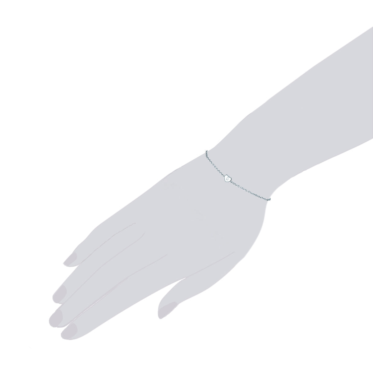 Rafaela Donata Armband Sterling Silber Zirkonia weiß Sonderangebot