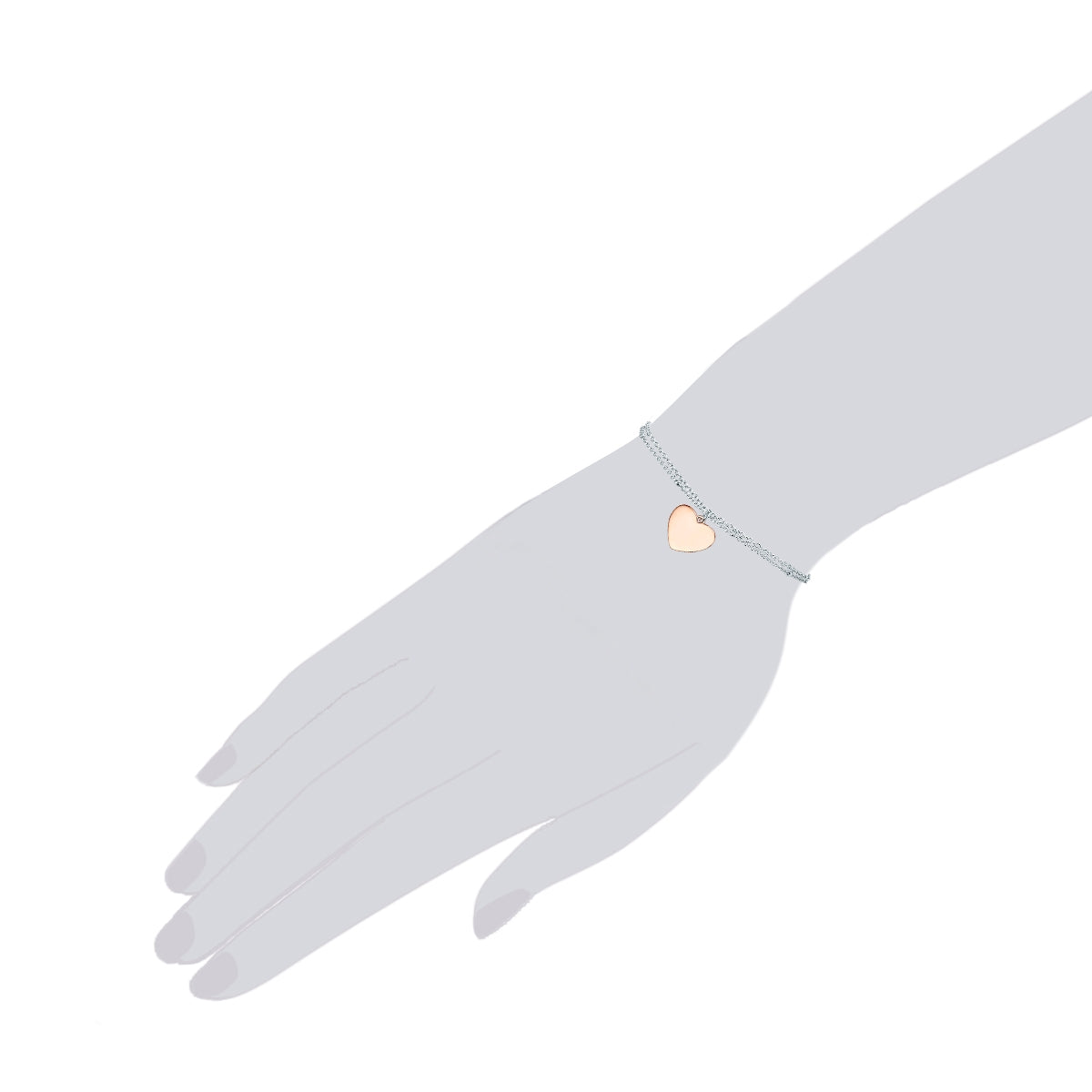 Rafaela Donata Armband Sterling Silber bi-Color Rabatt