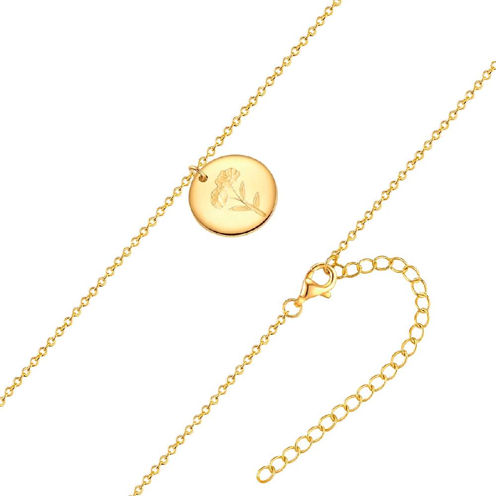 Rafaela Donata Kette mit Anhänger Sterling Silber gelbgold Tägliche Deals
