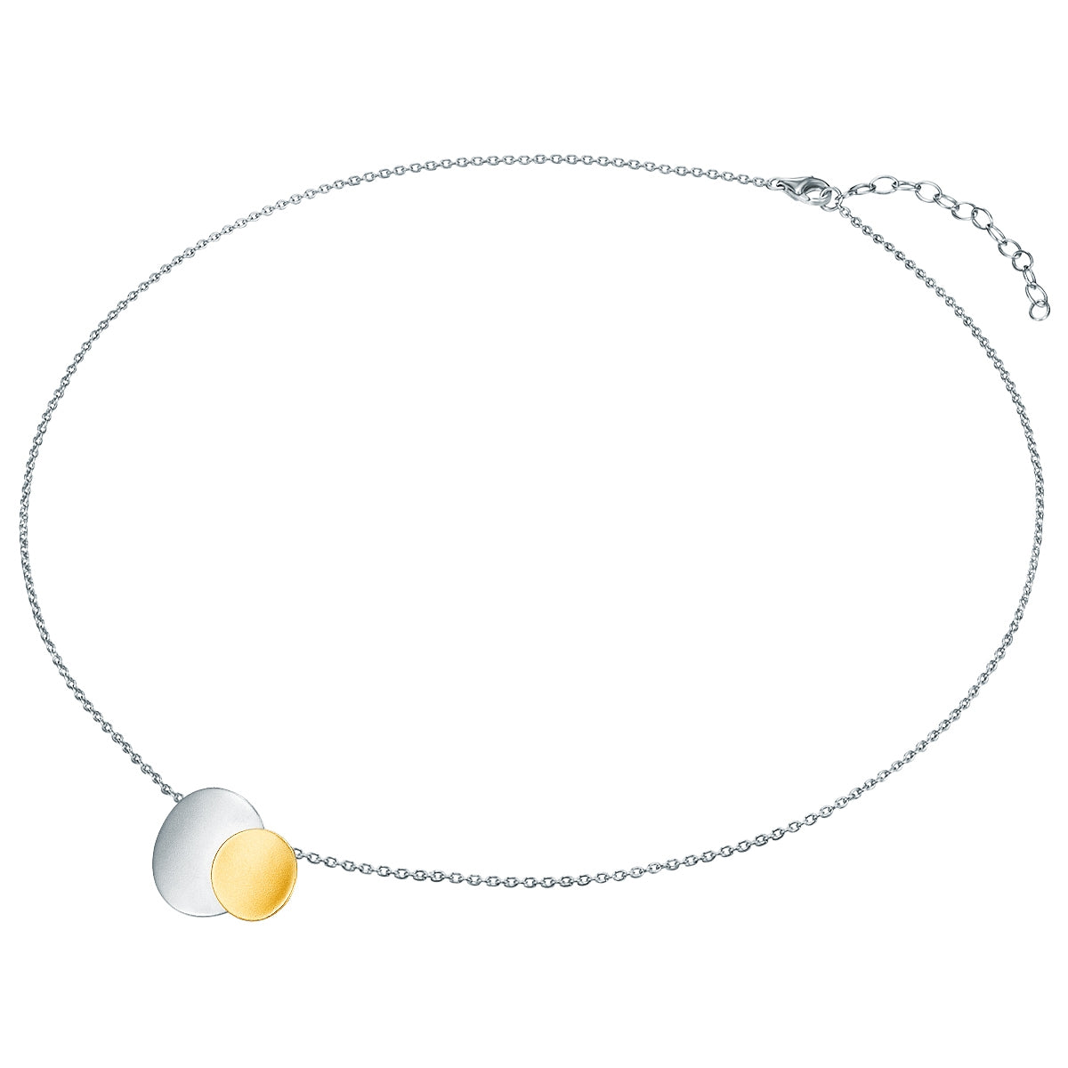 Rafaela Donata Kette mit Anhänger Sterling Silber bicolor Begrenzte Freigabe
