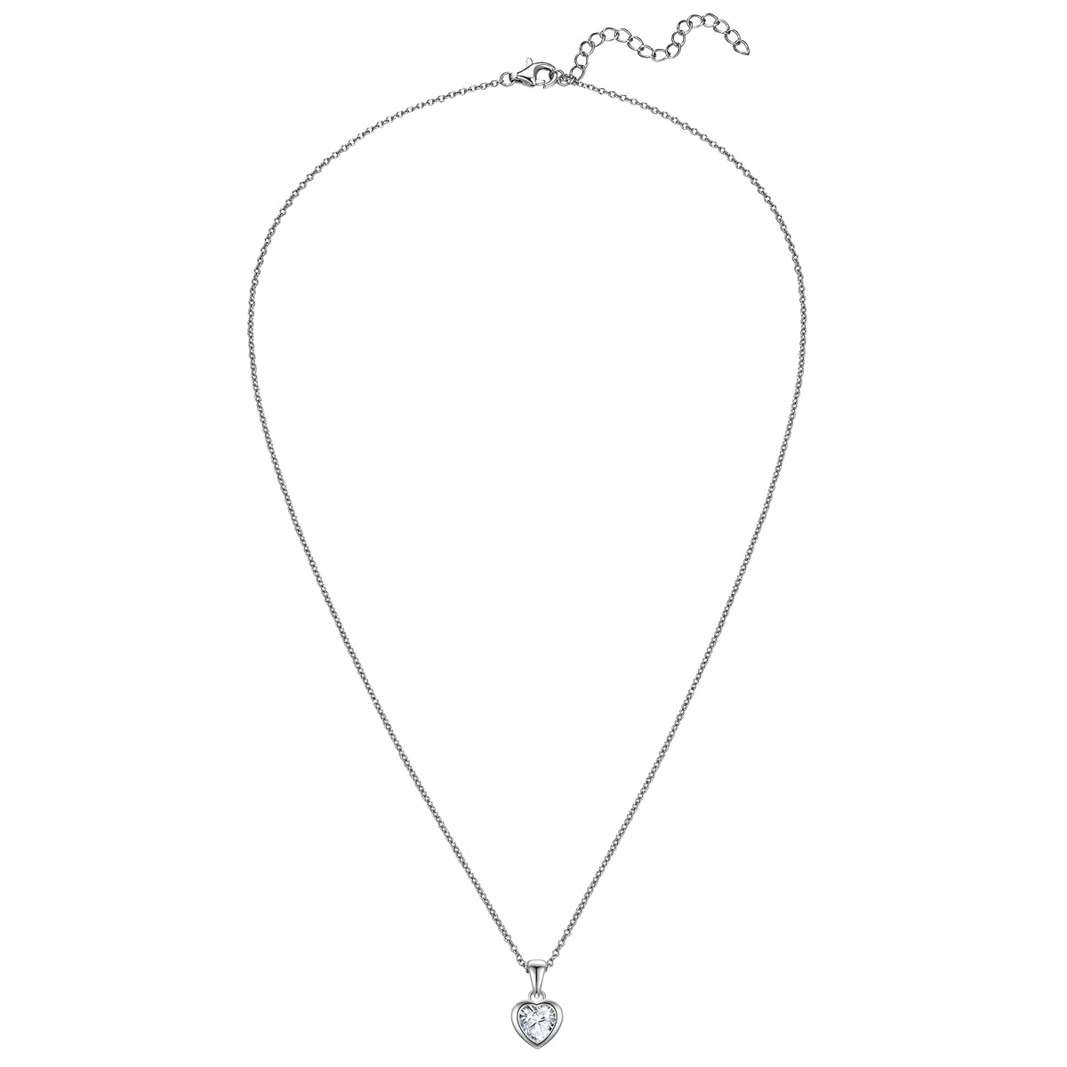 Rafaela Donata Kette mit Anhänger Sterling Silber Zirkonia weiß Letzter Tag