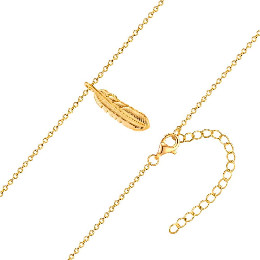 Rafaela Donata Kette mit Anhänger Sterling Silber gelbgold Bis zu 60% Rabatt