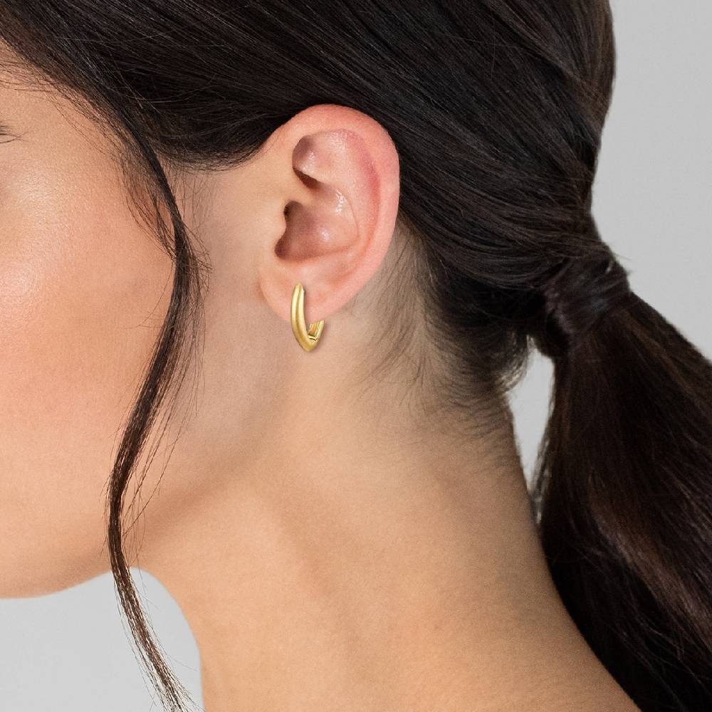 Rafaela Donata Creolen Sterling Silber gelbgold Discount Store für neue Produkte