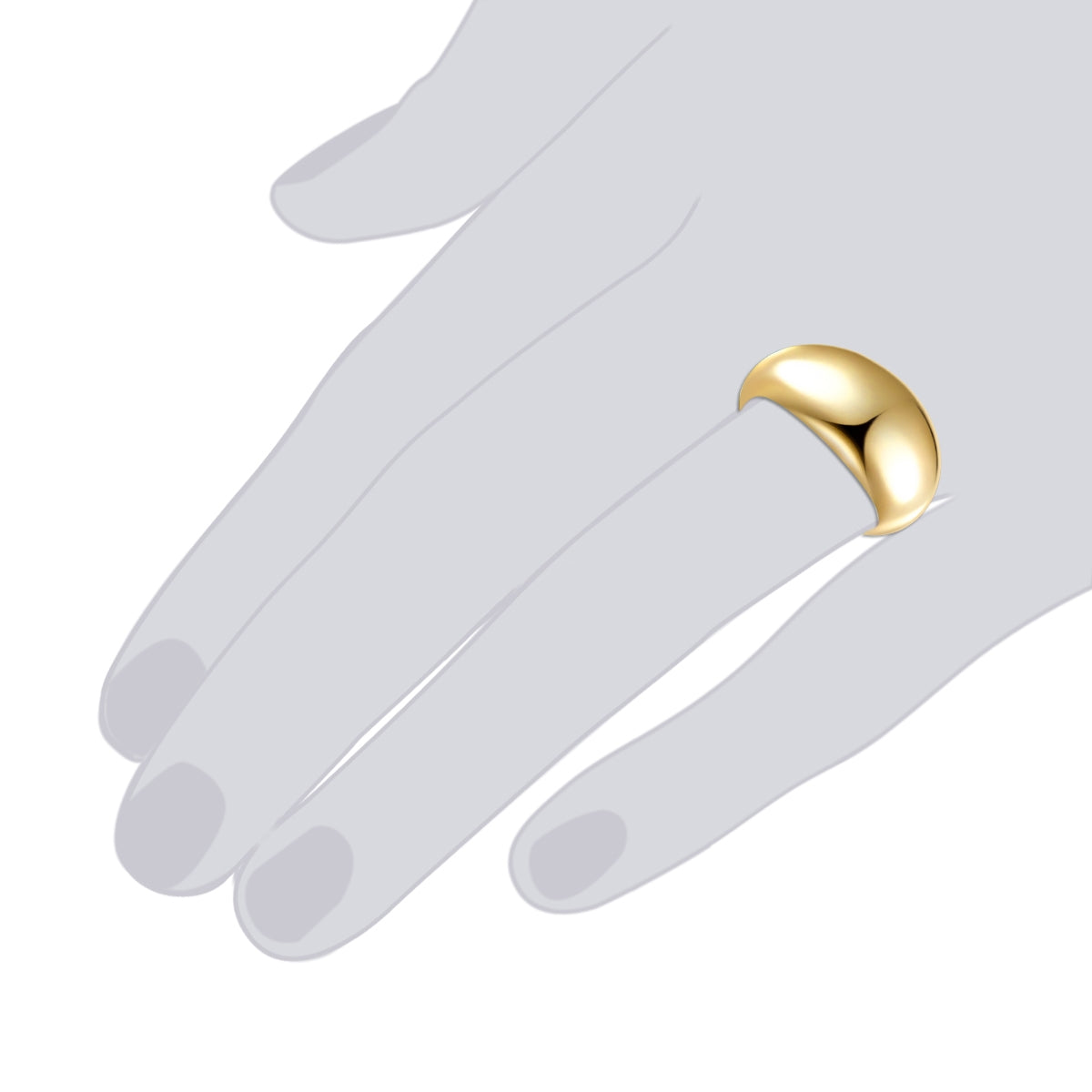 Rafaela Donata Ring Sterling Silber bi-Color Fabrikpreis
