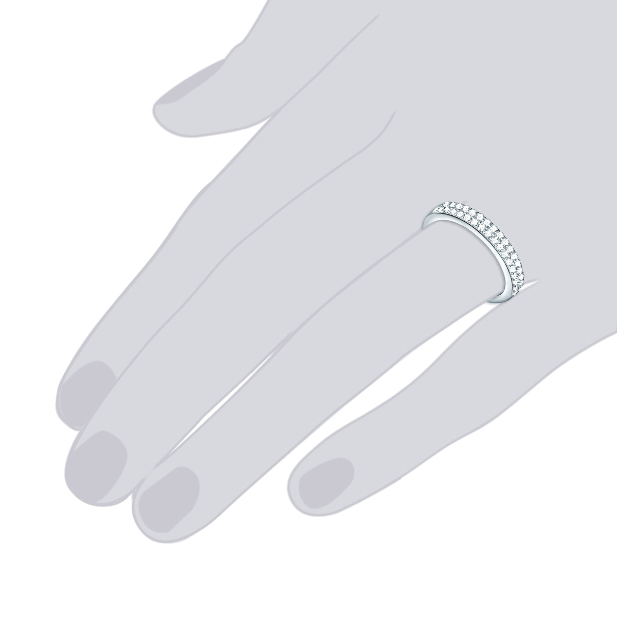 Rafaela Donata Ring Sterling Silber Zirkonia weiß Online Shopping