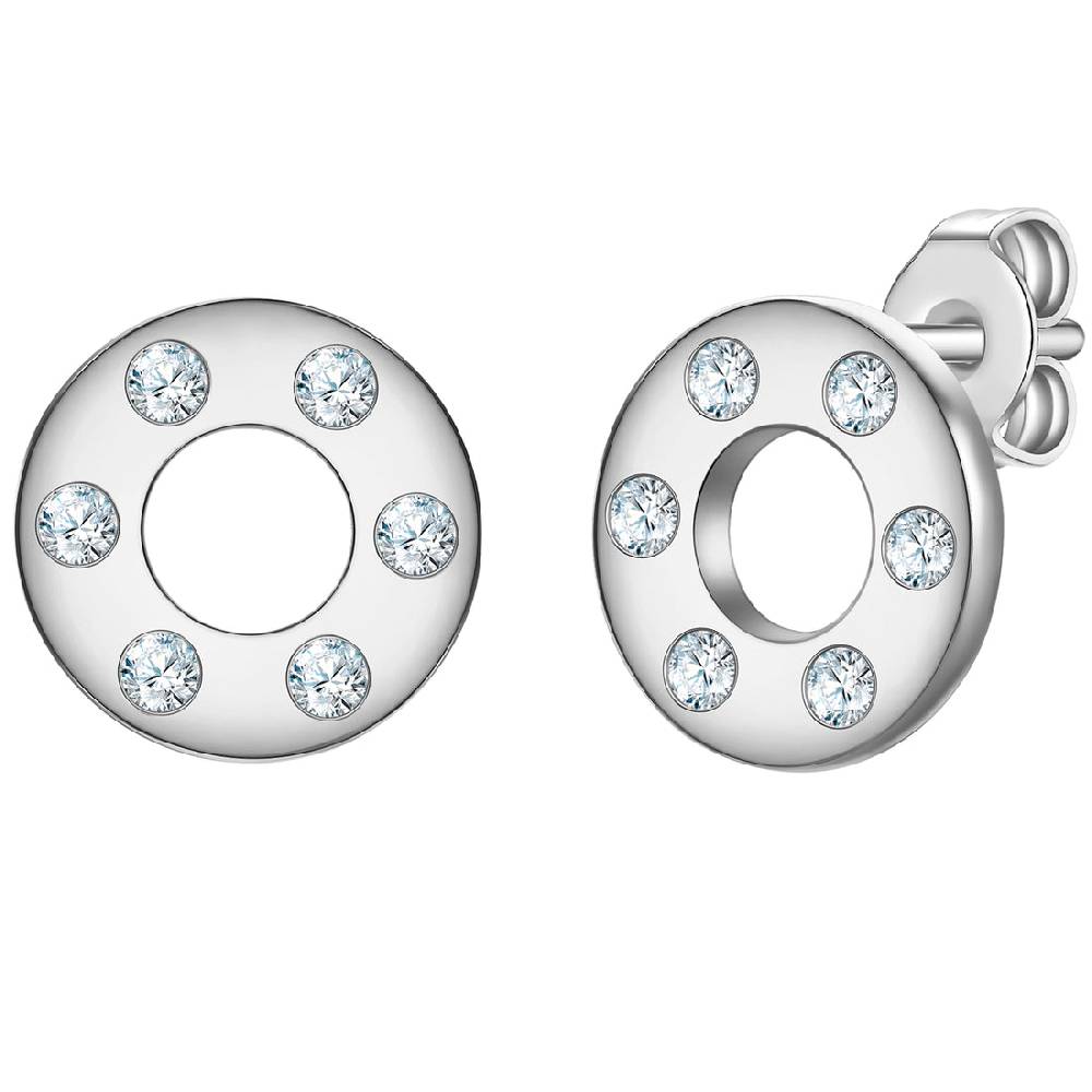 Rafaela Donata Ohrstecker Sterling Silber Zirkonia weiß Kauf eins, bekomm eins gratis